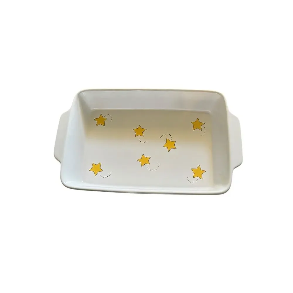 Christmas Reindeer Whimsical‎ Holiday Rectangle Baker W/ Stand LTD Commodities